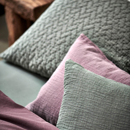 Housse de couette COTON LAVÉ Peppercorn 240x220 cm