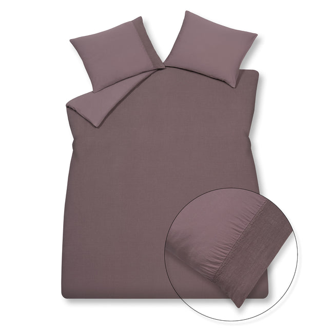 Duvet cover PURE 07 Moonscape 140x220 cm (linen/satin cotton)