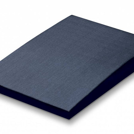 PERCALE fitted sheet Navy