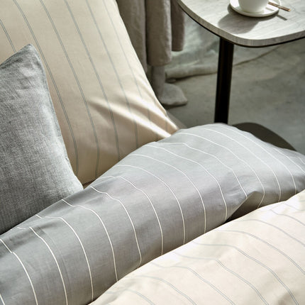 housse de couette <tc>HOME</tc> Pouilles Crème Tan 140x220 cm (coton percale)