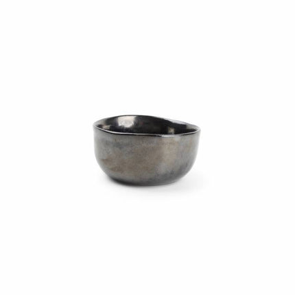 Kom 10 cm BLACK&GOLD zwart (set/4)
