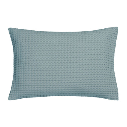 <tc>HOME</tc> Taie d'oreiller piqué bleu perle 40x55 cm