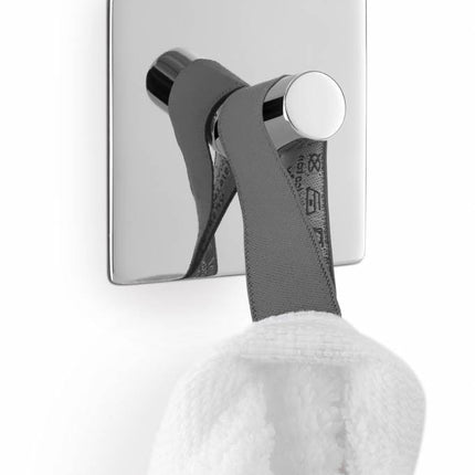 PECO handdoekhaak zelfklevend (glans)