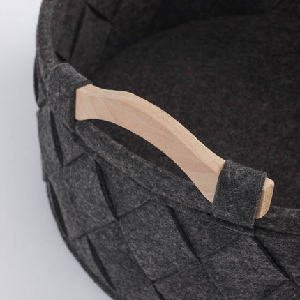 AMY opbergmand Dark Grey small