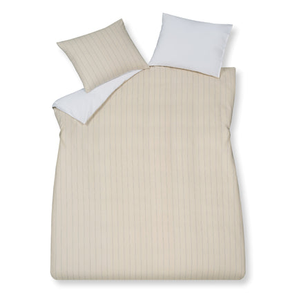 Copripiumino <tc>HOME</tc> Puglia Cream Tan 240x220 cm (cotone percalle)