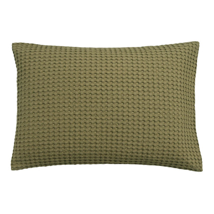 <tc>HOME</tc> Taie d'oreiller piqué Martini Olive 40x55 cm