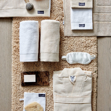 Waschlappen <tc>HOME</tc> Uni Bleached Sand-207 (Set/6)