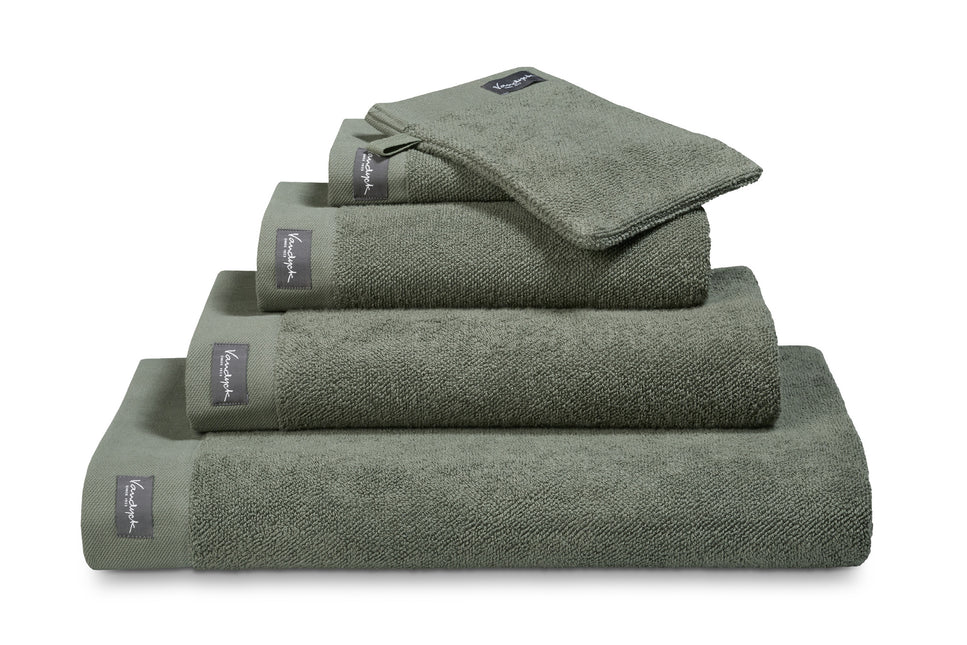 Waschlappen <tc>HOME</tc> Uni Olive-113 (Set/6)