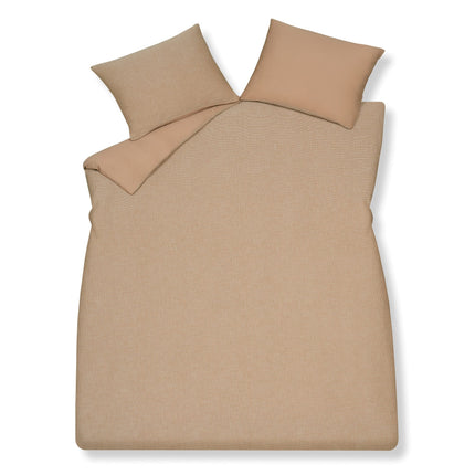 Housse de couette PURE 85 Praliné 140x220 cm