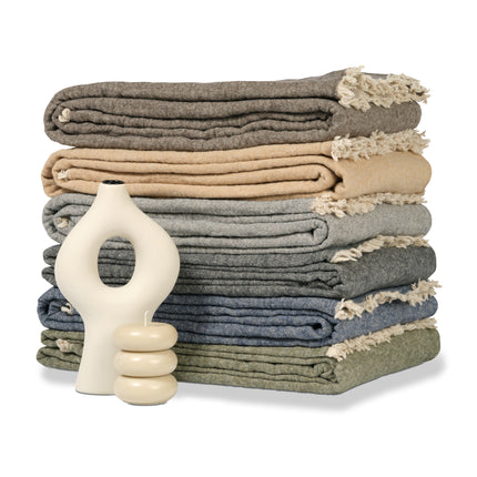 <tc>HOME</tc> 81 taies d'oreiller 40x55 cm Denim délavé-184