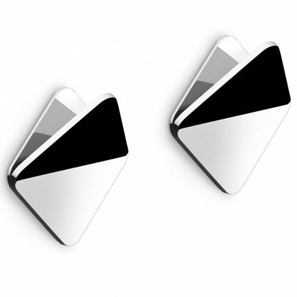 OLFO handdoekhaak set/2 zelfklevend (glans)