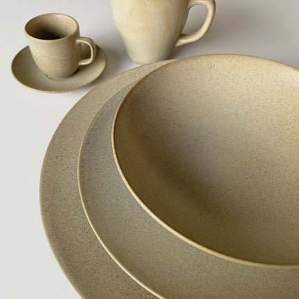 Bol/plat de service CIRRO 23 cm - Beige
