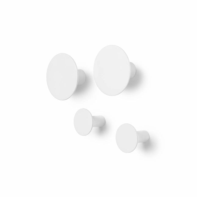 PONTO wandhaken Lily White (set/4)