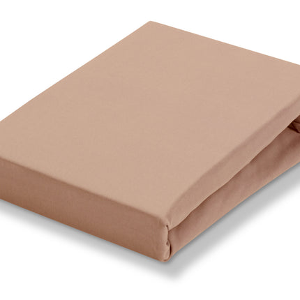 JERSEY SUPREME Spannbettlaken Praline