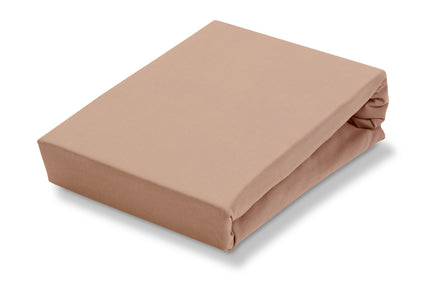 JERSEY SUPREME Spannbettlaken Praline