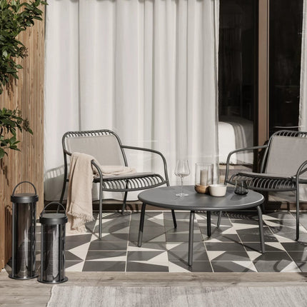 YUA loungetafel Ø 80 cm Granite Grey