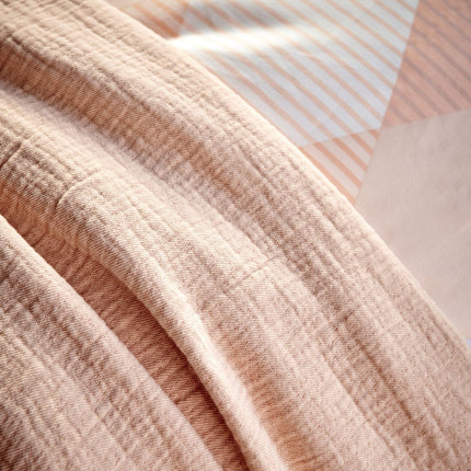 Bettbezug GLAZE Apricot Blush 140x220 cm (Satin-Baumwolle)