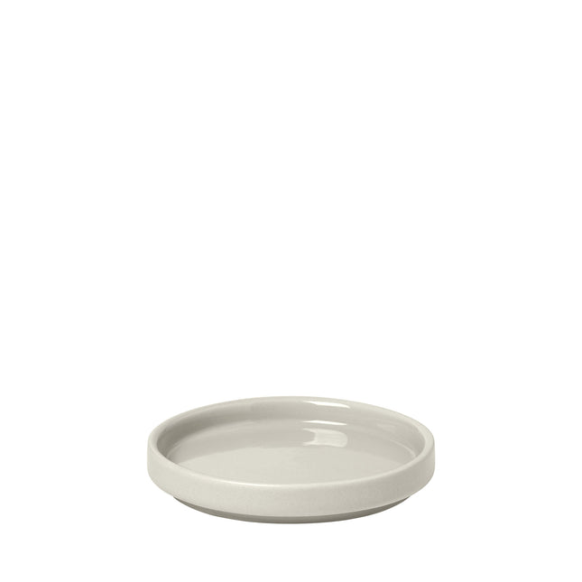 PILAR flad plade 10 cm Moonbeam (sæt/4)