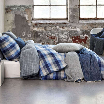 <tc>HOME</tc> 81 taies d'oreiller 40x55 cm Denim délavé-184