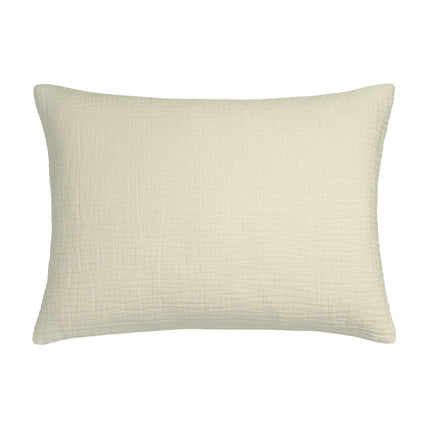 Taie d'oreiller PURE 68 Crème Tan 40x55 cm