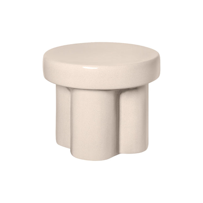 TORU side table Lily White low