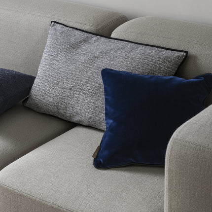CHENILLE Kissenbezug Steel Grey 45x45 cm