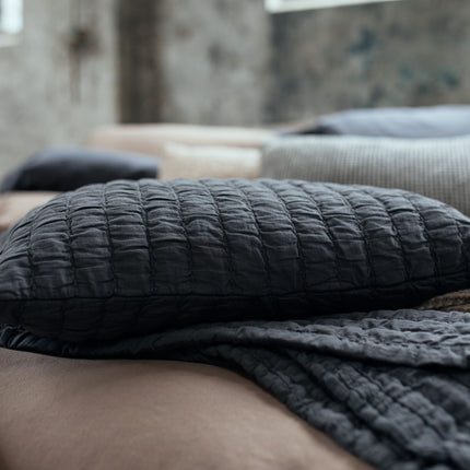 Colcha PURE 64 Negro Roto 260x260 cm