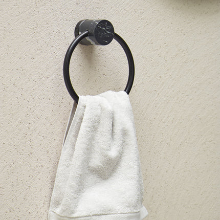NERO towel ring Black
