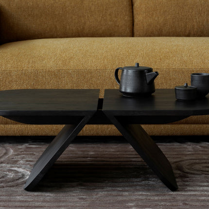 AVIO coffee table Black Oak 100 x 54 cm