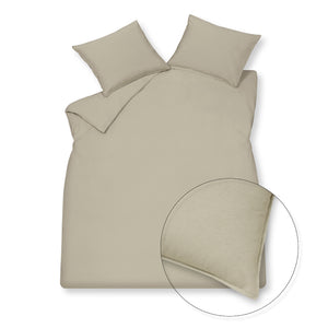 Housse de couette COTON LAVÉ Stone 140x220 cm