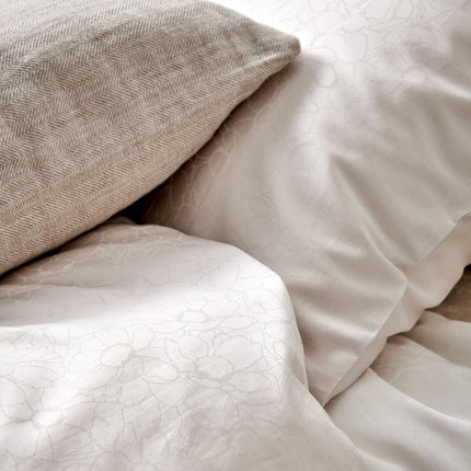 Housse de couette PURITY Bari Cream Tan 200x220 cm (coton satiné)