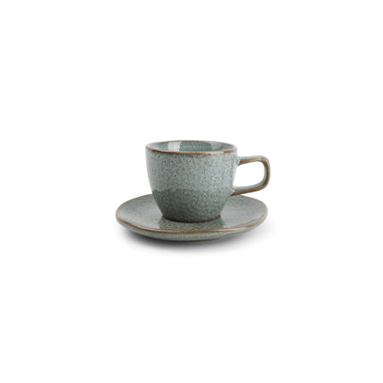 MIELO Mokkatasse und Untertasse 100 ml Lagoon (Set/4)