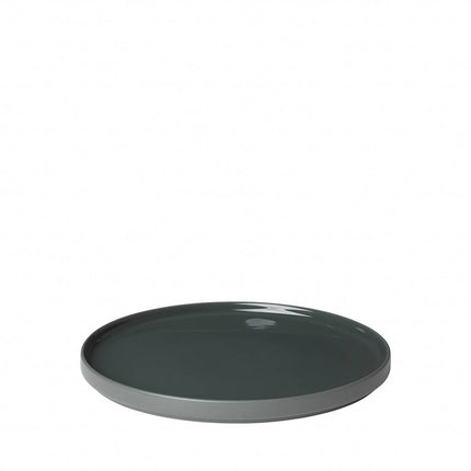 PILAR plato llano 27 cm Verde Agave (juego/4)