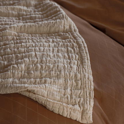 Copripiumino PURITY Monaco Caramel 140x220 cm (cotone satinato)