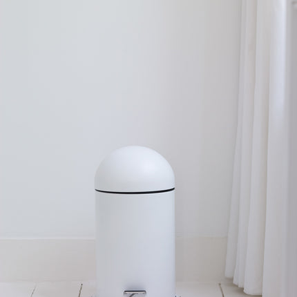 Papelera con pedal ONA Blanco