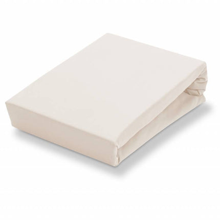 Sábana bajera ajustable JERSEY SOFT topper Natural