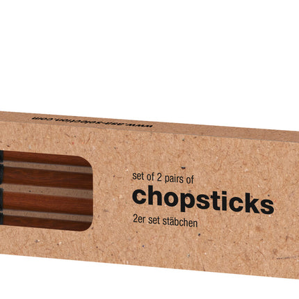 WOOD Baguettes Dark (set/2) manche noir