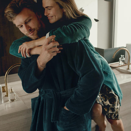 BEAUMONT bathrobe Dark Sea