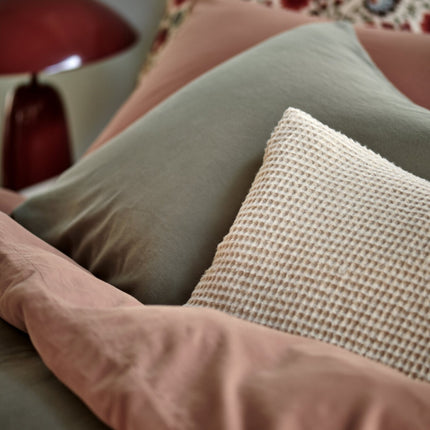 <tc>HOME</tc> 95 taies d'oreiller Crème Beige 40x55 cm
