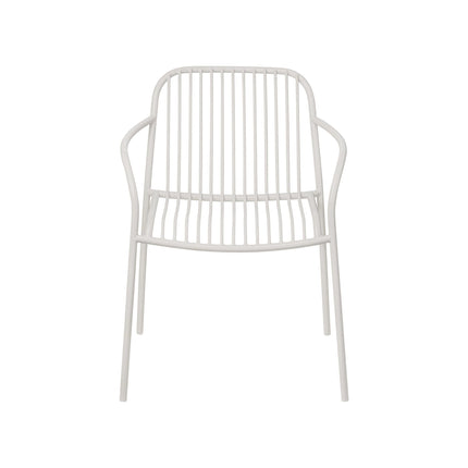 YUA WIRE tuinstoel armleuning Silk Grey