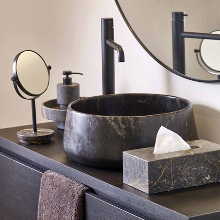 PORTO makeup spejl Sort