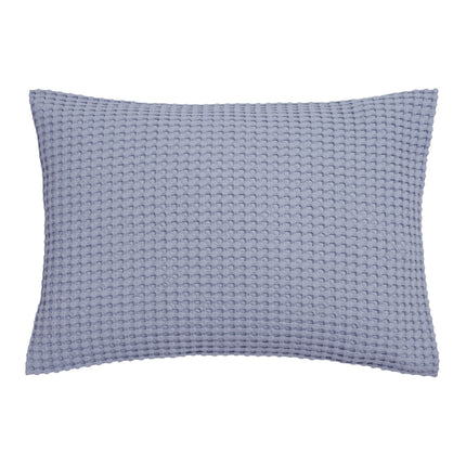 <tc>HOME</tc> Taie d'oreiller piqué bleu lavande 40x55 cm