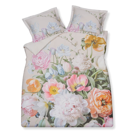 FLEUR FESTIVE Housse de couette Crème Tan 240x220 cm