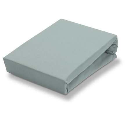 Sábana bajera ajustable con topper dividido JERSEY SOFT Verde Celadon