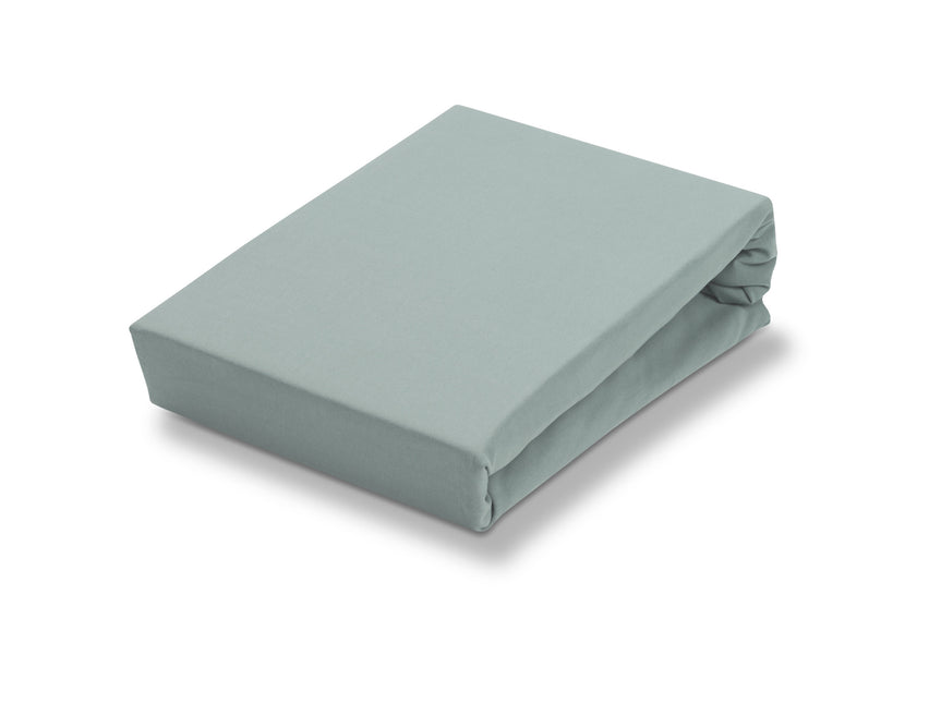Sábana bajera ajustable con topper dividido JERSEY SOFT Verde Celadon