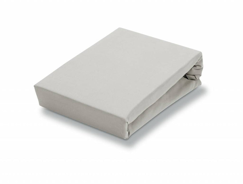 Sábana bajera ajustable con topper dividido JERSEY SUPREME Gris Plata