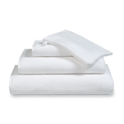 Textiles de salle de bain VERONA Uni Blanc