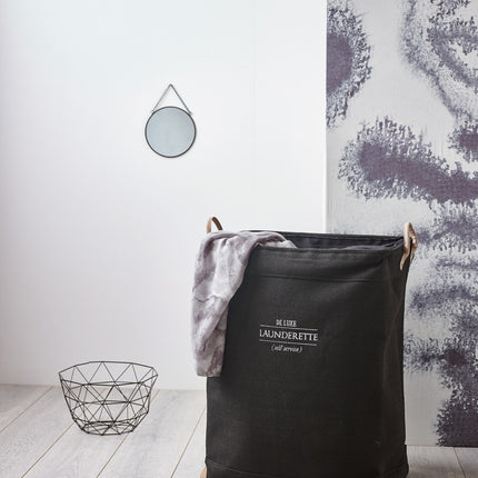 LUBIN laundry basket Black