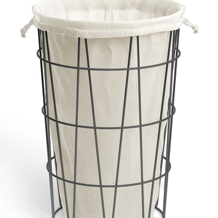 SATONE Wäschekorb (schwarz)