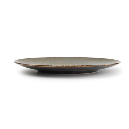 CIRRO flat plate oval 24 cm - Green multi